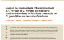 Usages de Crossostylis (Rhizophoraceae) J.R. Forster et G. Forster en médecine traditionnelle dans le Pacifique